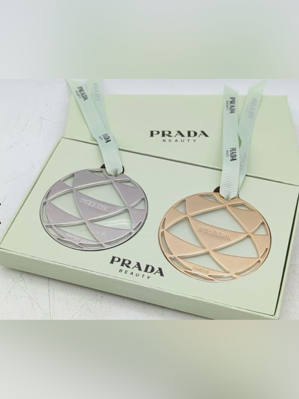 PRADA Collectible Luxury 2024 Limited Edition Holiday Ornaments Bag Charms NIB